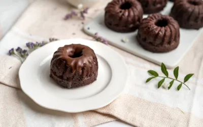 Mini kolački (mufini) s čokoladno glazuro